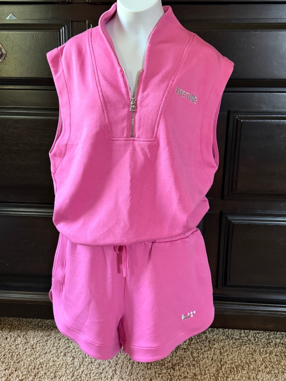 Varley double soft Loretta tank and shorts set